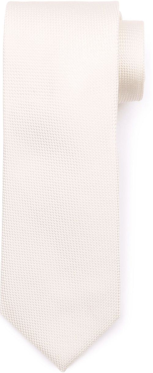 Suitable Silk Tie Off White Product
