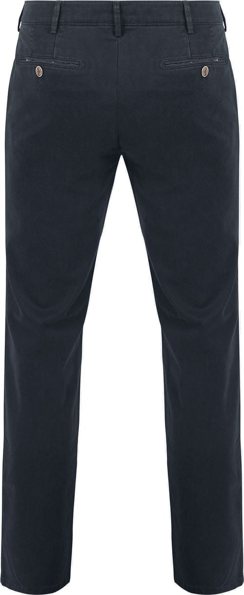 Meyer Chino Bonn Twill Navy Product / Achterkant