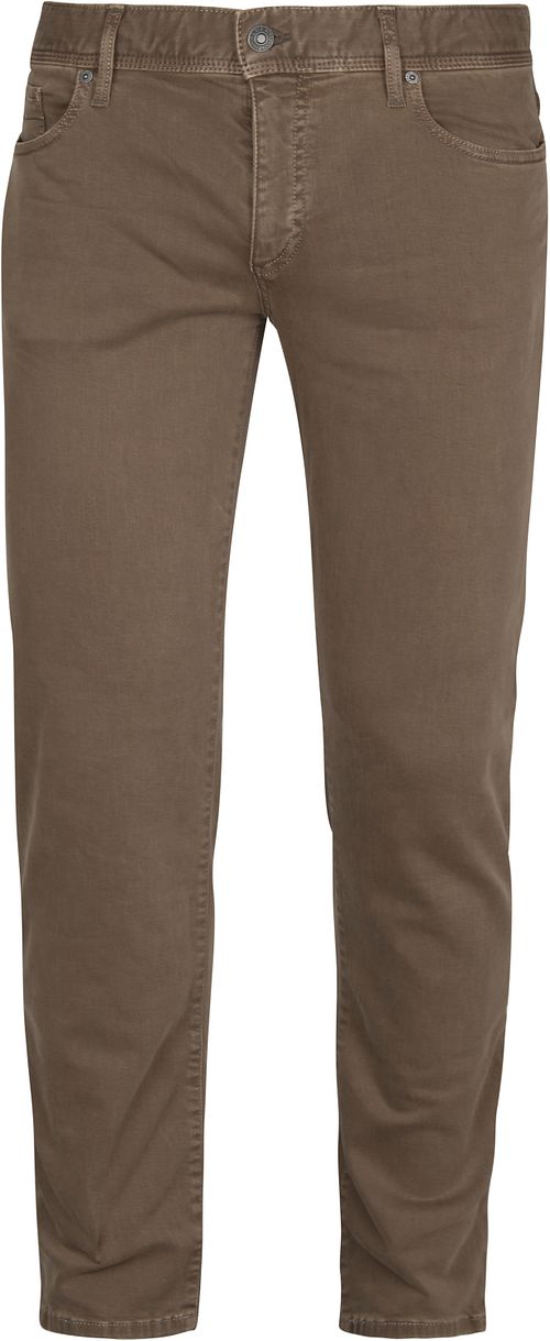 Alberto Pipe Pants Brown Product