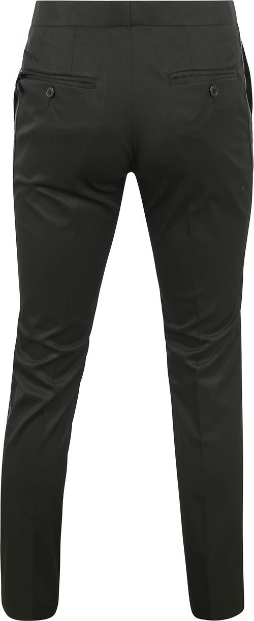 Gala Herrenhose Schwarz - Model Hudson Product / Achterkant