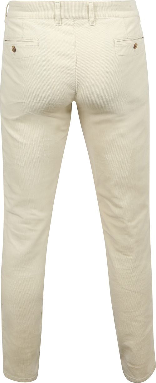 Suitable Chino Plato Corduroy Off White Product / Achterkant