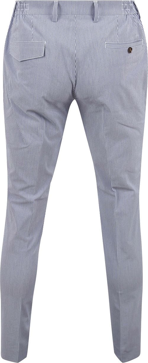 Suitable Chino Stripes Blue Product / Achterkant