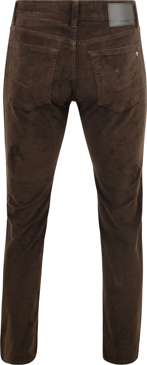 Pierre Cardin Jeans Lyon Future Flex Corduroy Brown Product / Achterkant