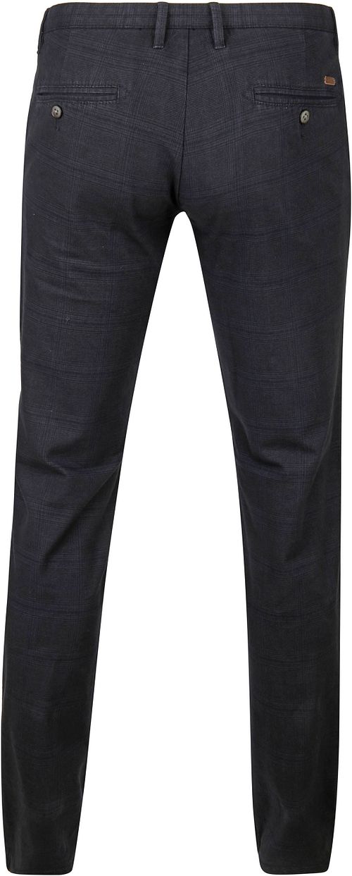 Suitable Chino Sartre Pane Navy Product / Achterkant