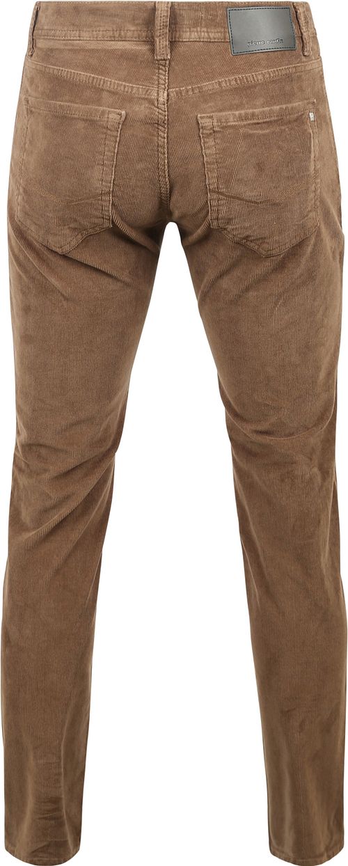 Pierre Cardin Jeans Lyon Future Flex Corduroy Brown Product / Achterkant