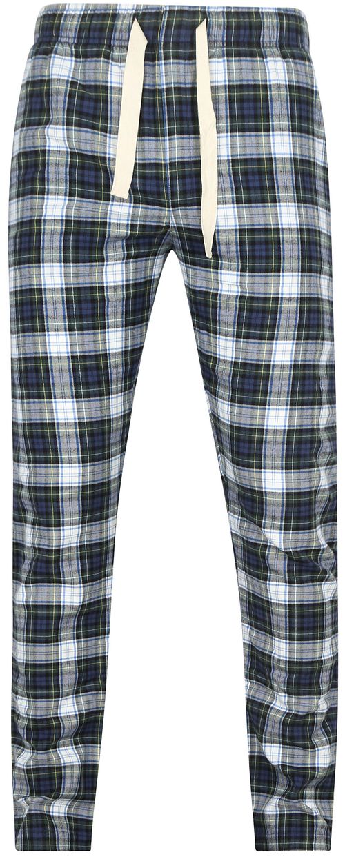 Steppin' Out Lounge Pants Plaid Blue and Green Product