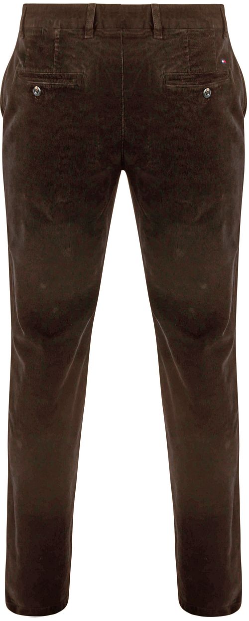 Tommy Hilfiger Denton Trousers Corduroy Brown Product / Achterkant