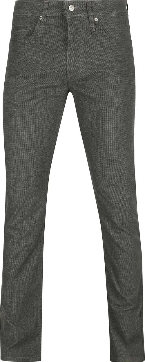 Mac Broek Arne Print Antraciet Product