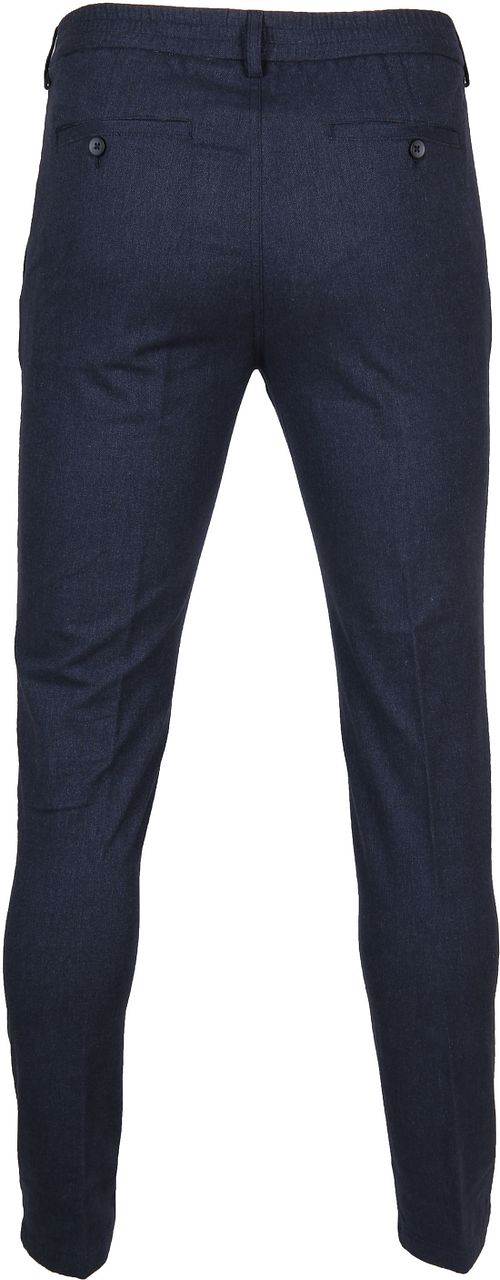 Suitable Pantalon Travis Navy Product / Achterkant
