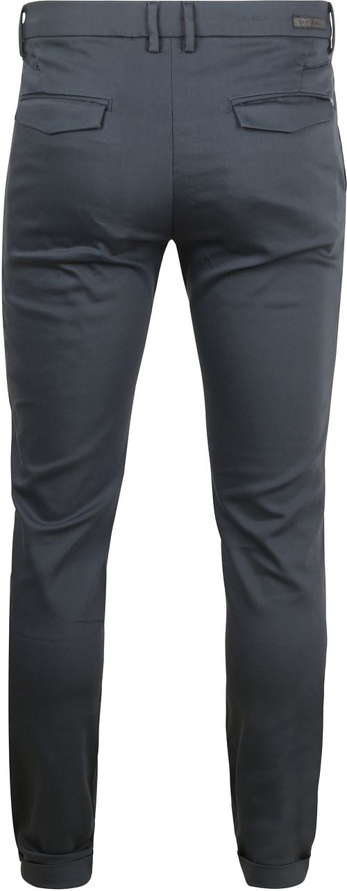 Cast Iron Riser Chino Dark Blue Product / Achterkant