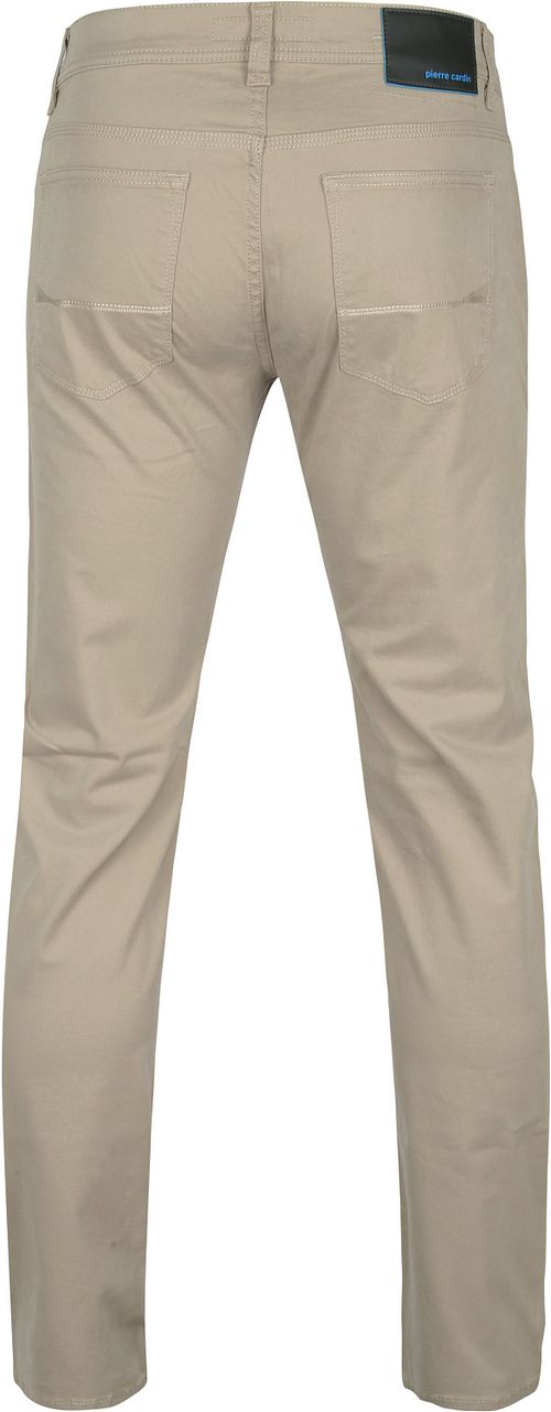 Pierre Cardin 5 Pocket Pantalon Antibes Kaki Product / Achterkant