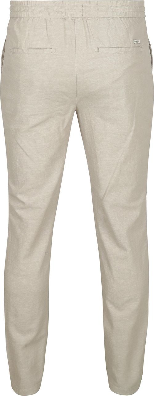 Scotch and Soda Chino Warren Linnen Greige Product / Achterkant
