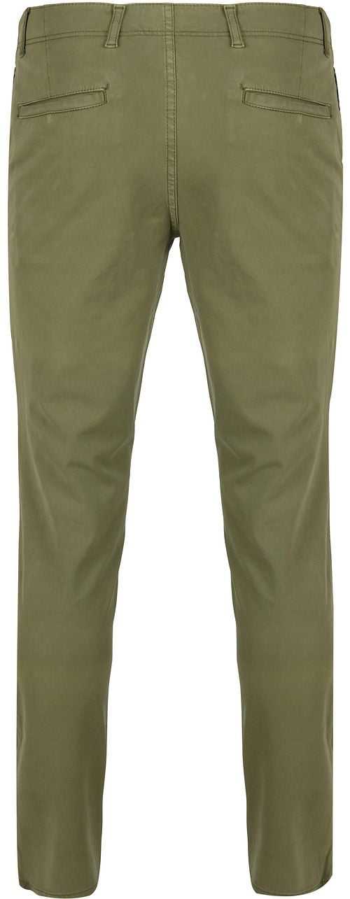 Suitable Milton Skinny-Fit Chino Groen Product / Achterkant
