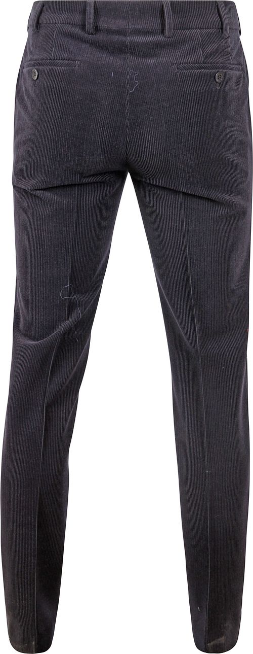 Meyer Pantalon Roma Laine Corduroy Marine Product / Achterkant