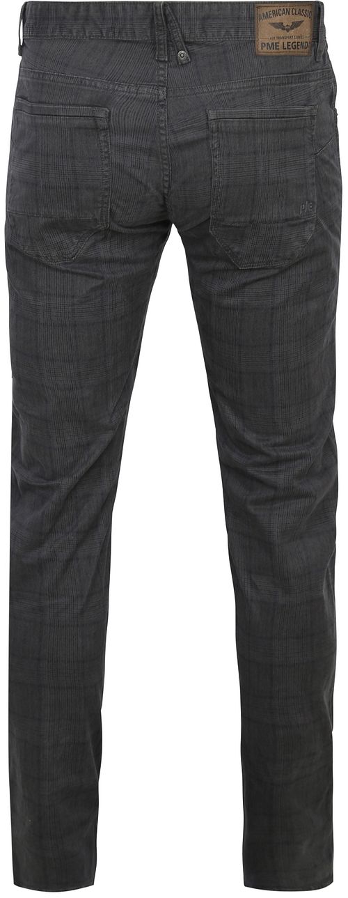 PME Legend Nightflight Plaid Grey Product / Achterkant