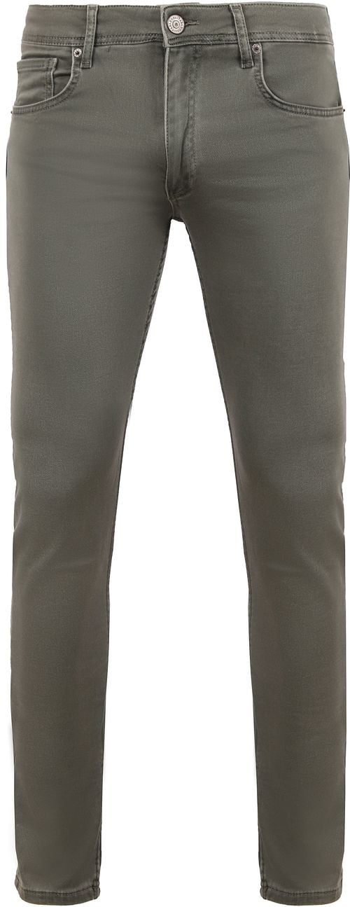 Suitable Kant Jeans Groen Product