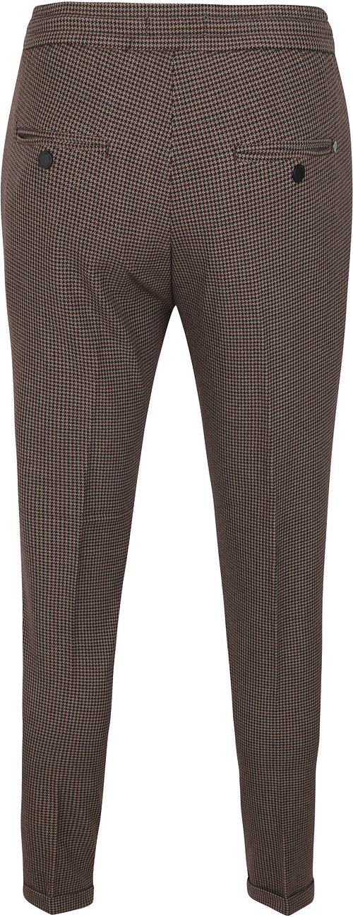 Cast Iron Chino Karo Braun Product / Achterkant