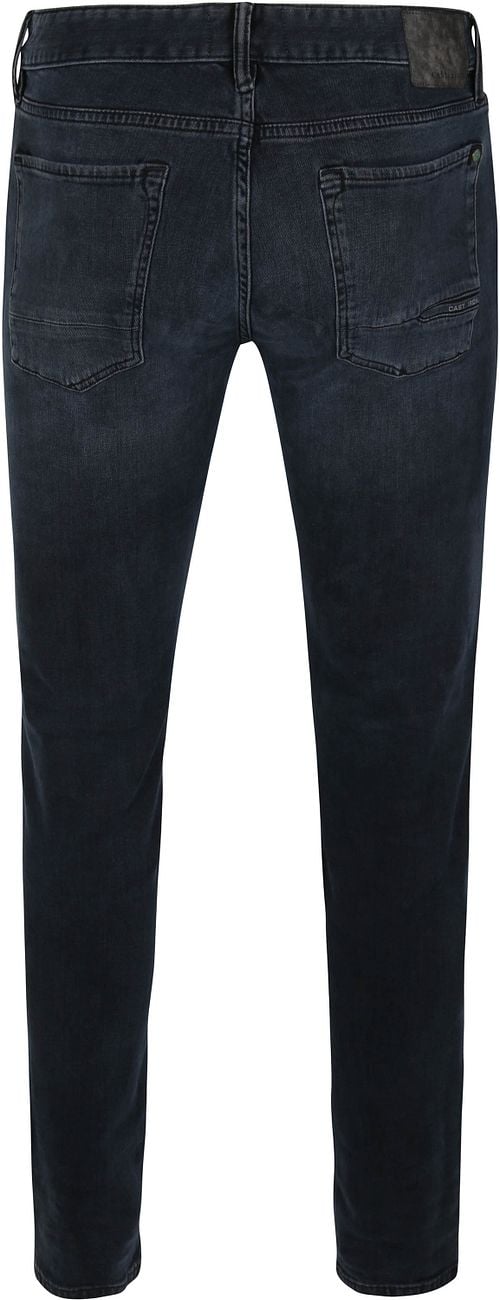 Cast Iron Riser Slim Jeans Vintage Washed Denim Zwart Product / Achterkant