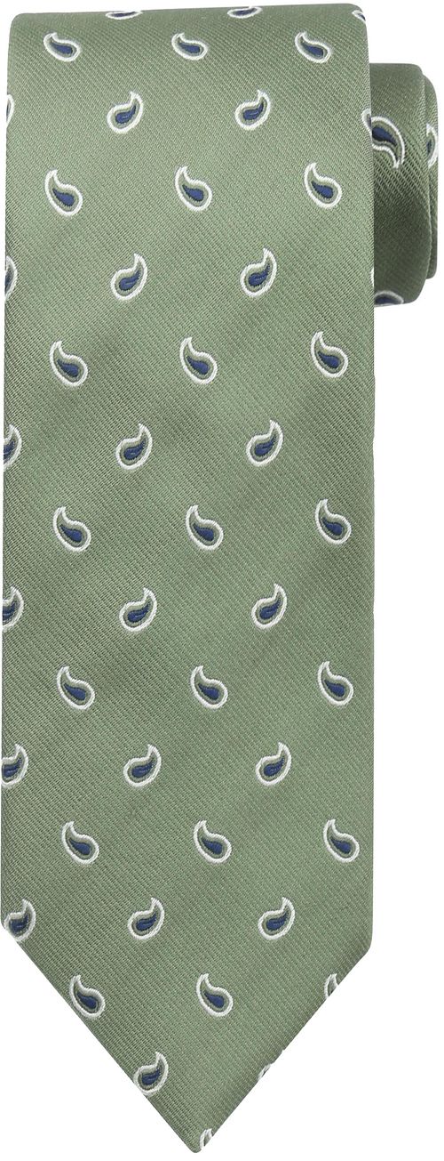 Suitable Cravate Vert Paisley Product