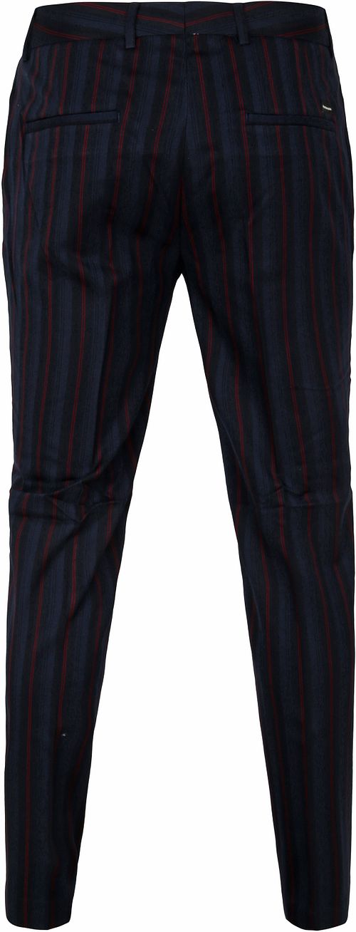 Scotch and Soda Chino Mott Marine Rayé Product / Achterkant