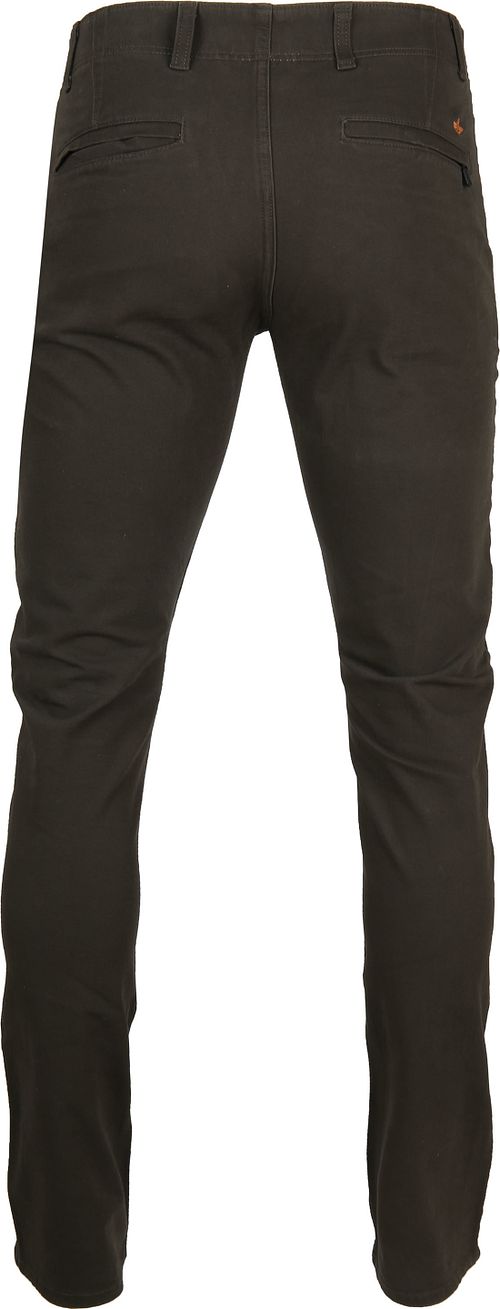 Dockers Chino Alpha Slim Tapered Smart 360 Flex Donkergroen Product / Achterkant