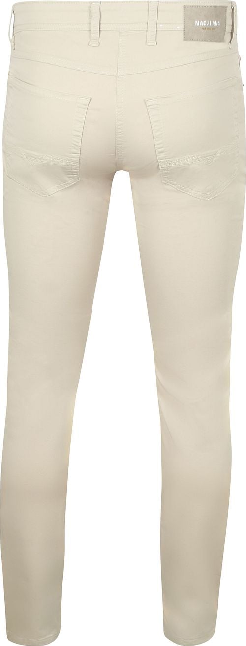 MAC Pantalon Arne Pipe Ecru Product / Achterkant