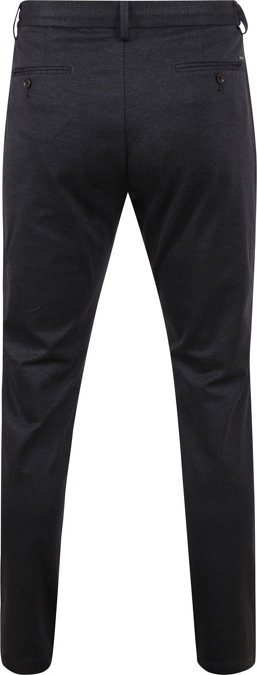 Dstrezzed Chino Lancaster Marine Foncé Product / Achterkant