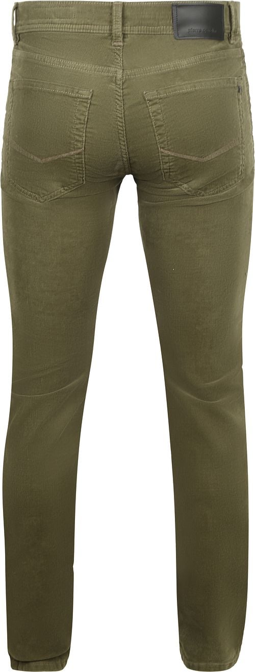 Pierre Cardin Jeans Lyon Corduroy Olive Product / Achterkant