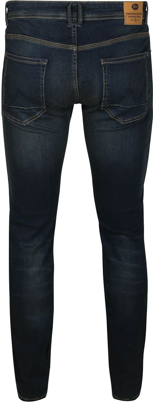 Petrol Seaham Jeans Dark Blue Vintage Product / Achterkant