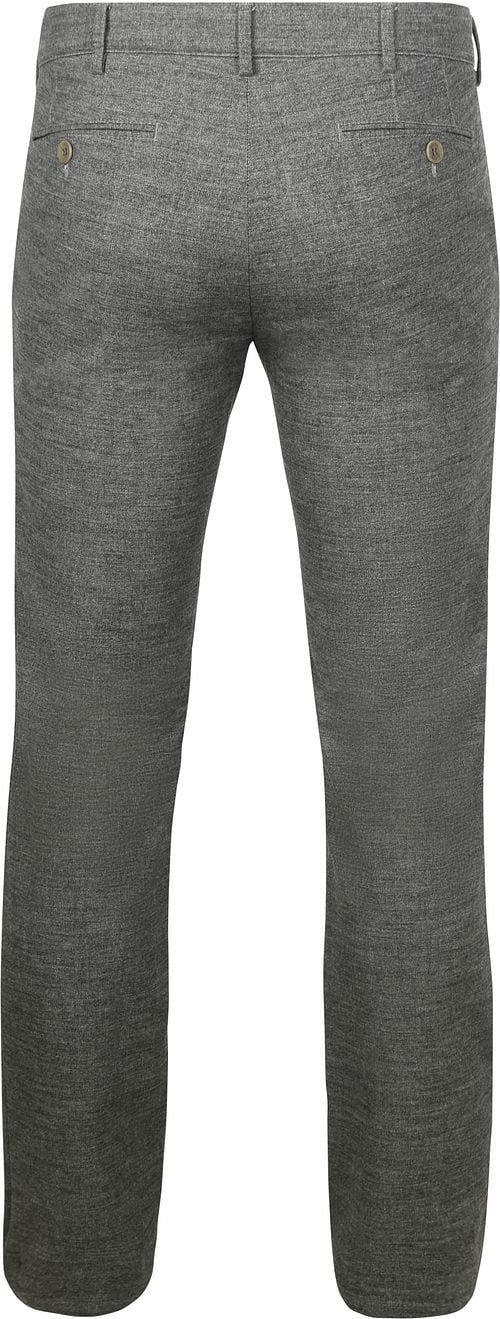 Meyer Chino Bonn Melange Grey Product / Achterkant