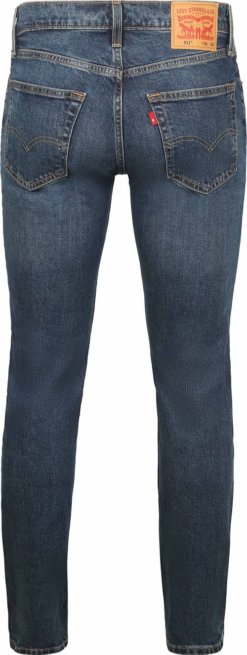 Levi's 511 Denim Jeans Bleu Marine Product / Achterkant
