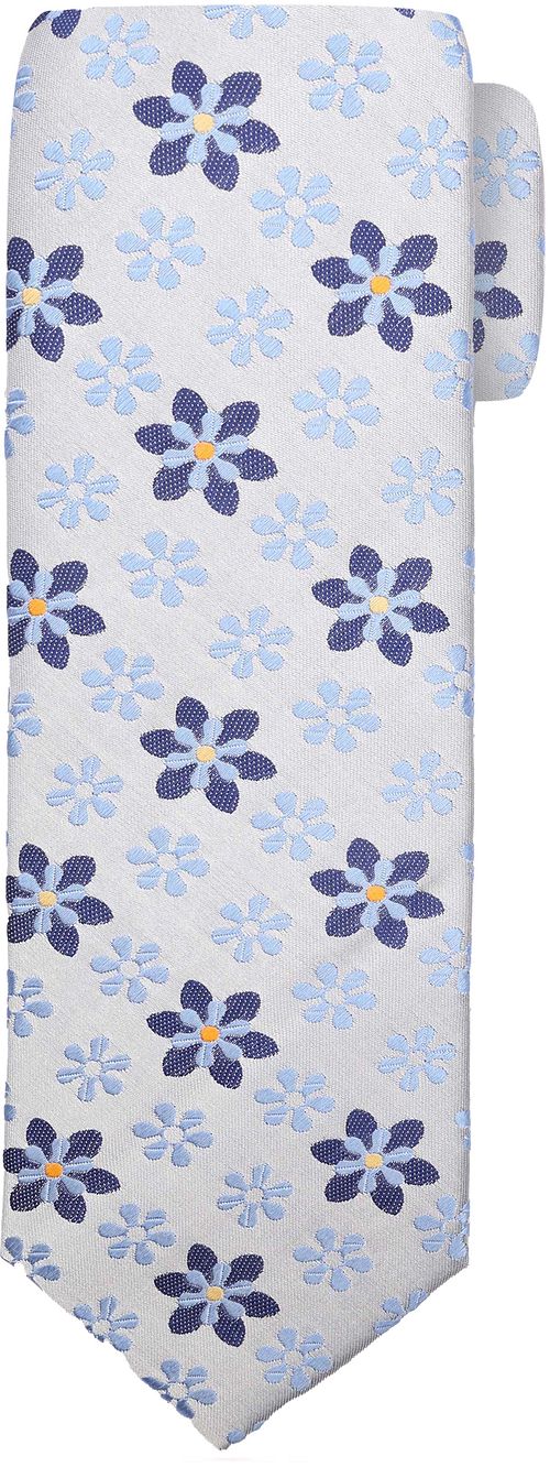 Suitable Krawatte Seide Blumen Blau Product