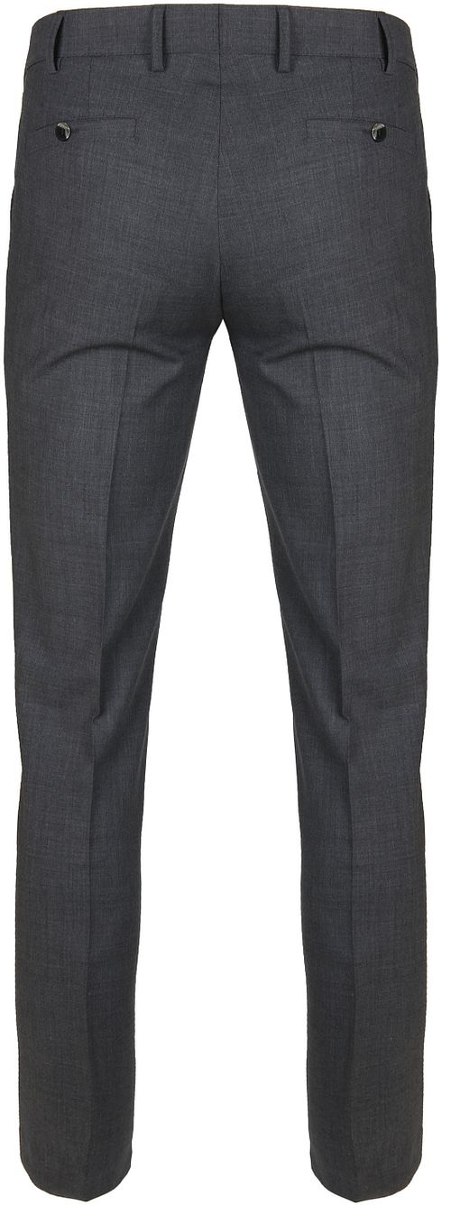 Meyer Pantalon Roma Laine Mélangé Gris Product / Achterkant