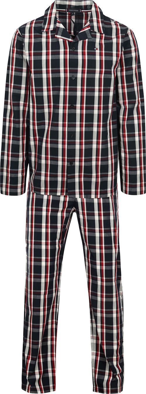 Tommy Hilfiger Pyjama Set Karomuster Dunkelblau Product