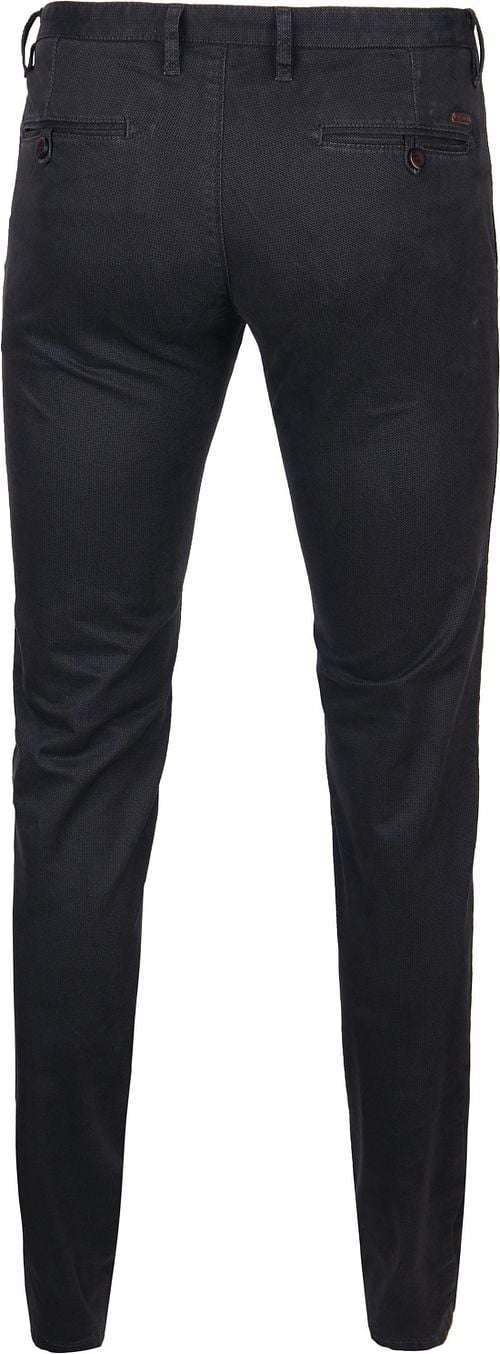 Suitable Chino Sartre Donkerblauw Product / Achterkant