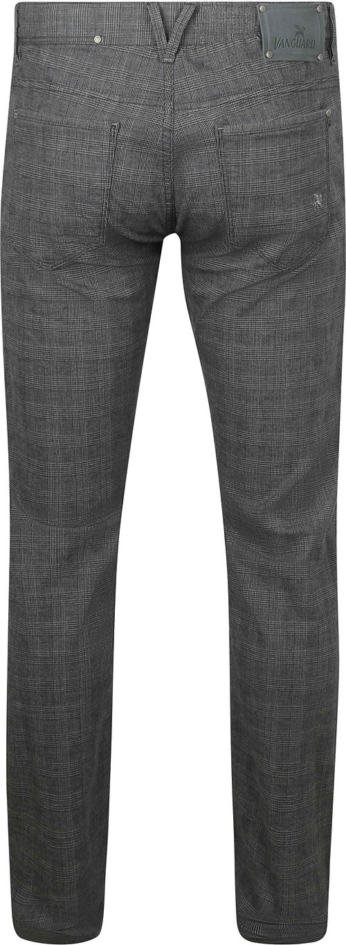 Vanguard Pantalon V850 Rider Five Pocket Gris A Carreaux