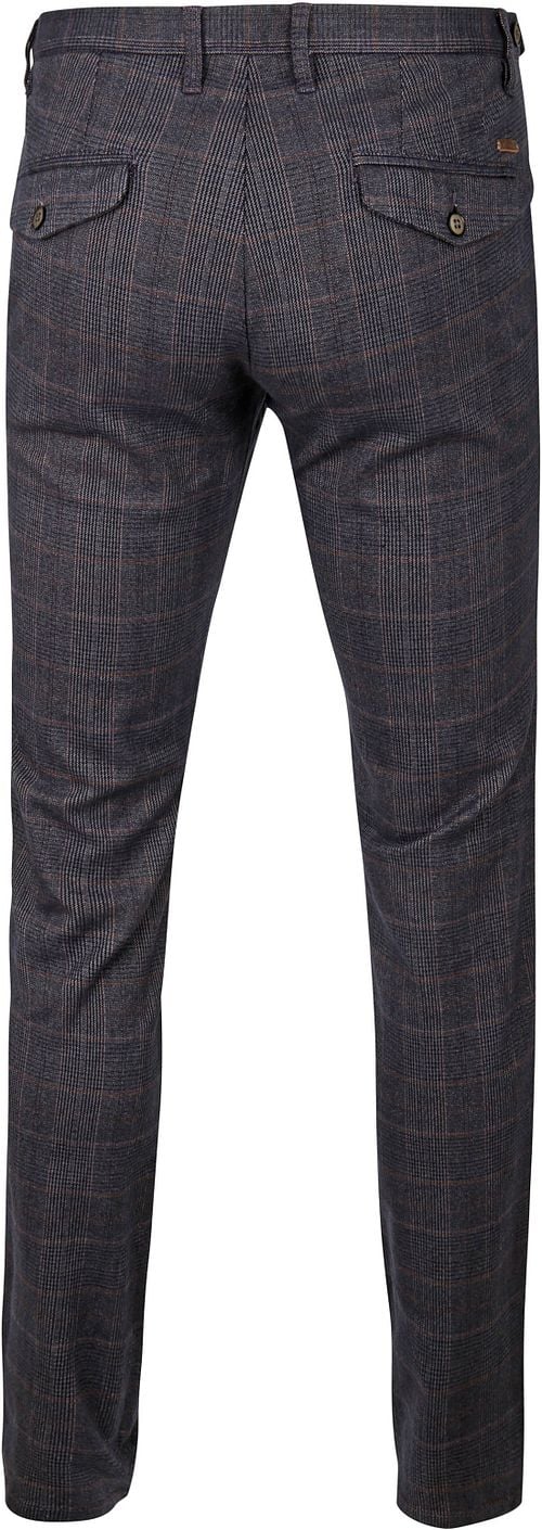 Suitable Chino Locke Pane Brown Product / Achterkant