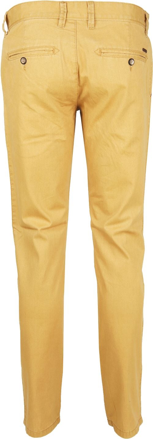 Suitable Chino Sartre Oker Product / Achterkant