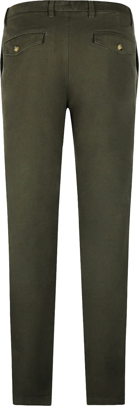 McGregor Chino Moleskin Olive Green Product / Achterkant