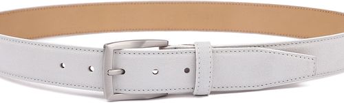 Suitable Belt Suede Leather White Product / Achterkant