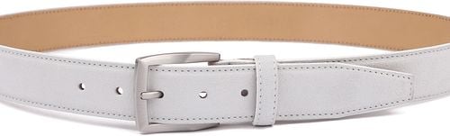 Suitable Riem Suède Leer Wit Product / Achterkant