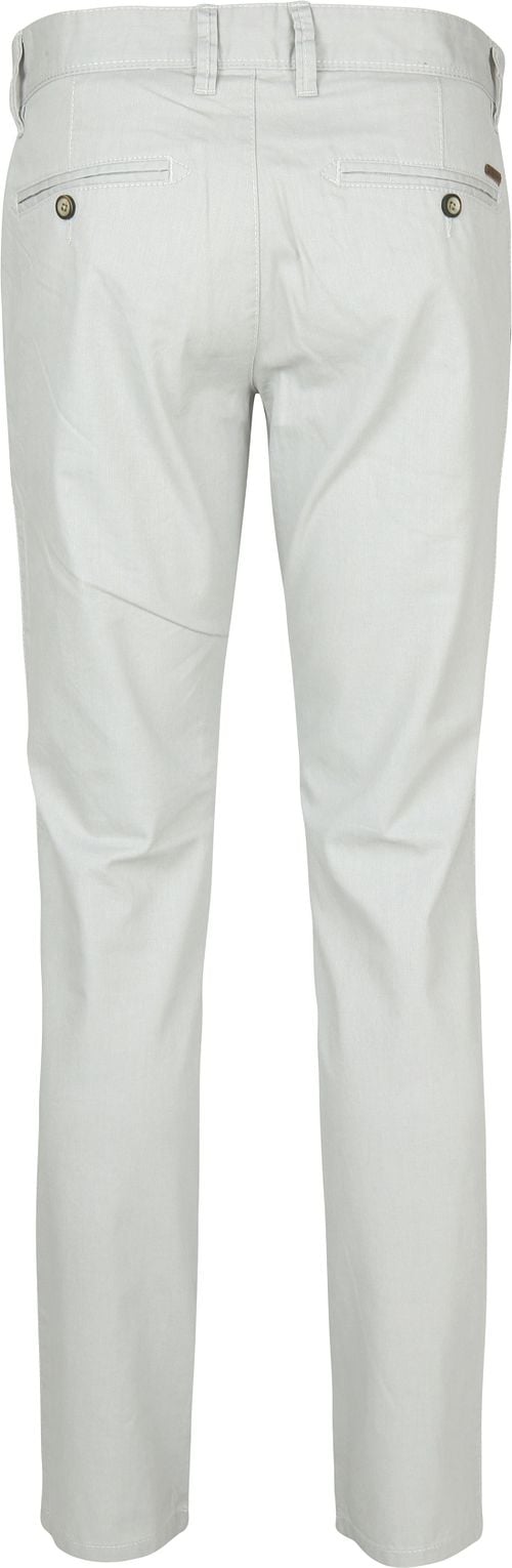 Suitable Chino Sartre Grijs Product / Achterkant