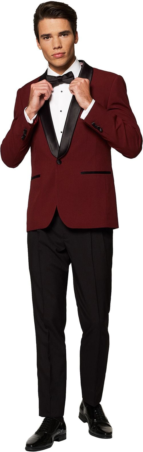 OppoSuits Smoking Hot Burgundy Product