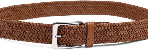 Suitable Braided Belt Taupe Cognac Product / Detail
