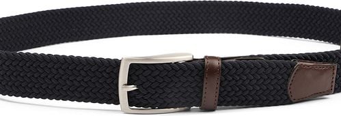 Profuomo Geweven Riem Donkerblauw Product / Detail