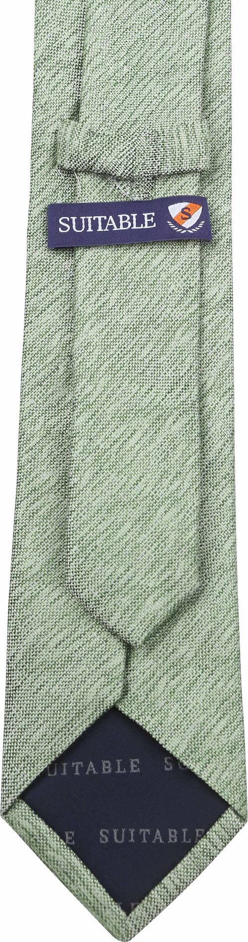 Silk Tie Green K81-21 Product / Achterkant