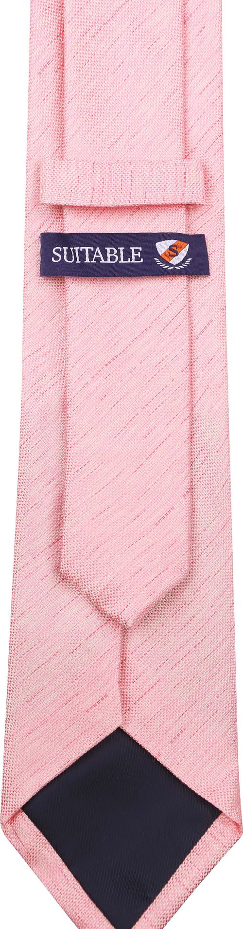Silk Tie Pink K81-3 Product / Achterkant
