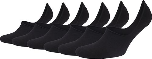 Füßlinge/ Sneaker Socken Schwarz im 6er-Pack aus Bio-Baumwolle Product