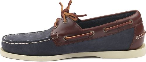 Sebago Deck Shoes Docksides Portland Navy Brown Product