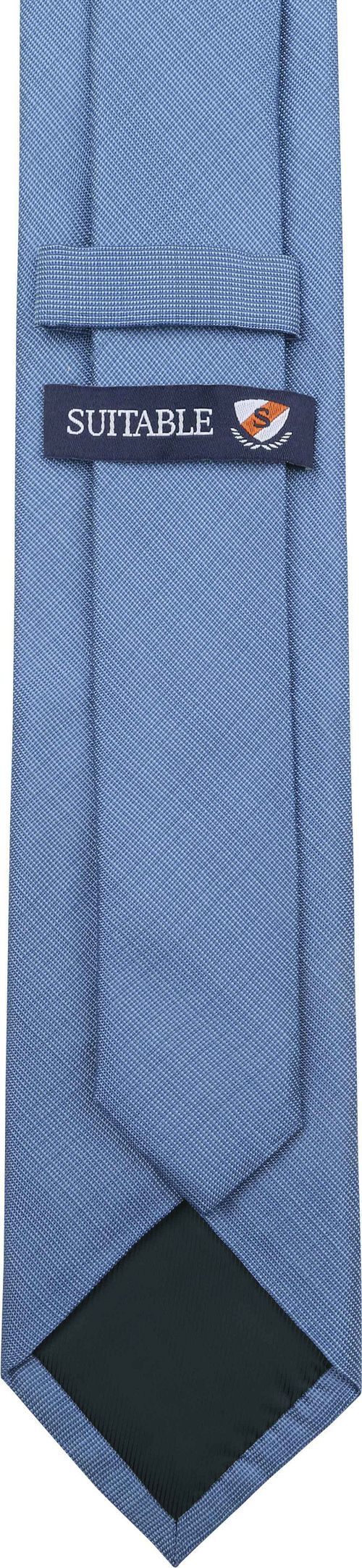 Silk Tie Blue K81-9 Product / Achterkant